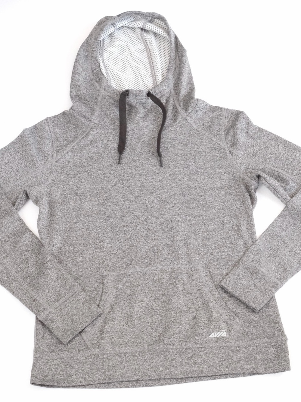 Avia Gray Full Zip Kangaroo Hoodie - Size Women's Medium M